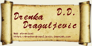 Drenka Draguljević vizit kartica